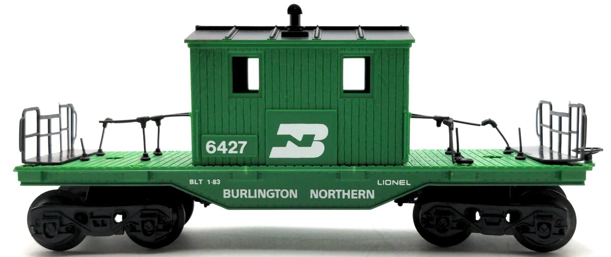 Lionel 6-6427 O Gauge Burlington Northern Maintenance Caboose VG/Box