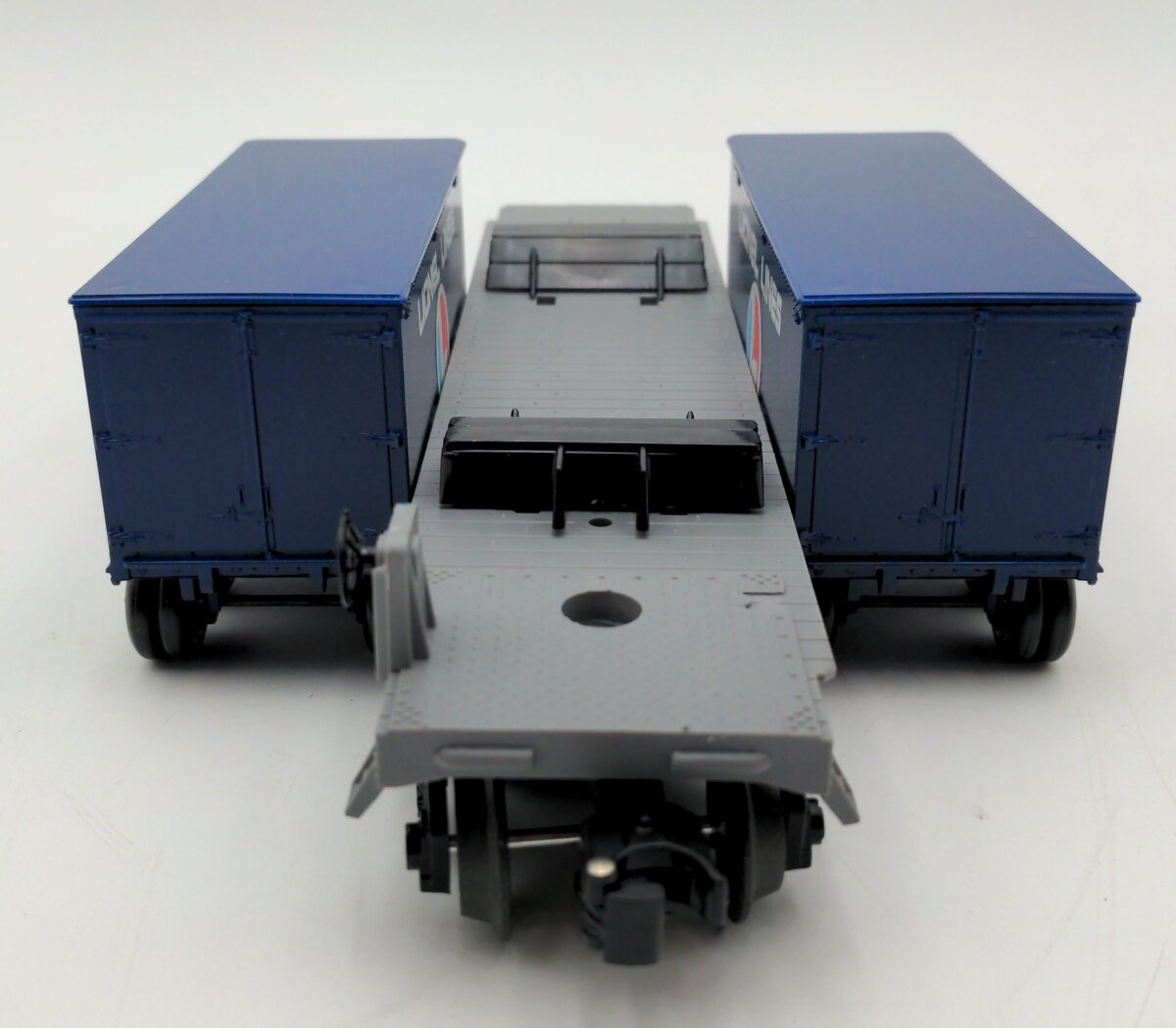 Lionel 6-16323 O Gauge Lionel Lines Flatcar w/ Trailers EX/Box