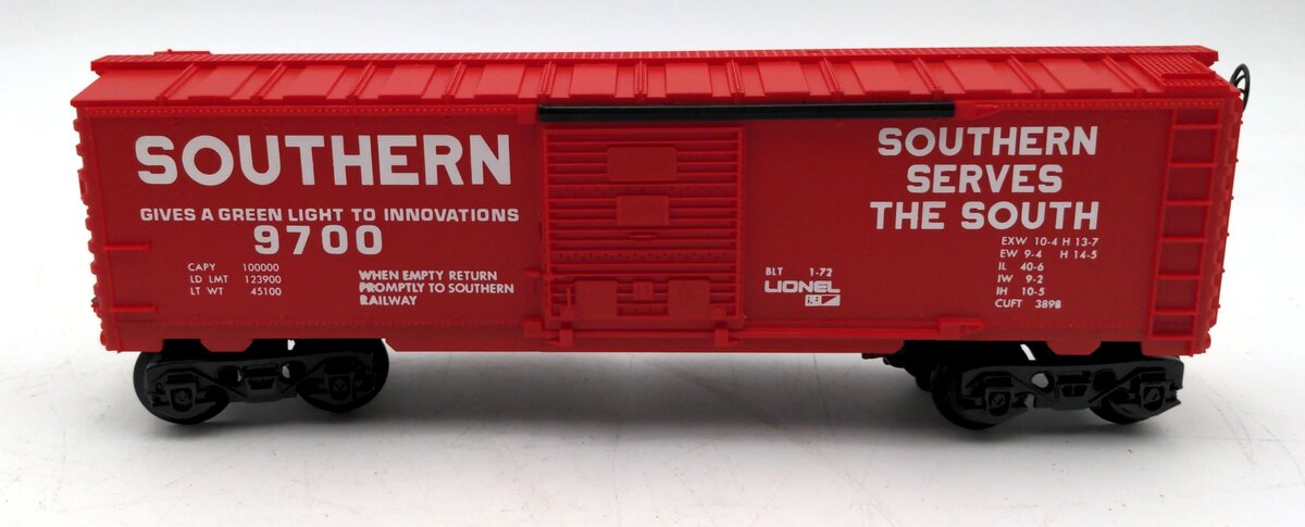 Lionel 6-9700 O Gauge Southern 'Serves The South' Box Car #9700 EX/Box