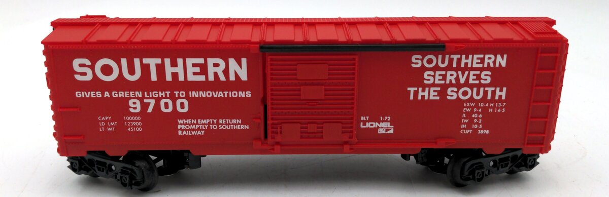 Lionel 6-9700 O Gauge Southern 'Serves The South' Box Car #9700 EX/Box