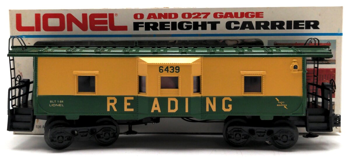 Lionel 6-6439 O Gauge Reading Bay Window Caboose LN/Box