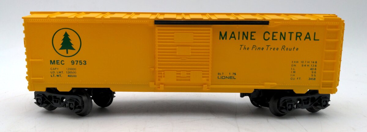 Lionel 6-9753 O Gauge Maine Central Boxcar EX/Box