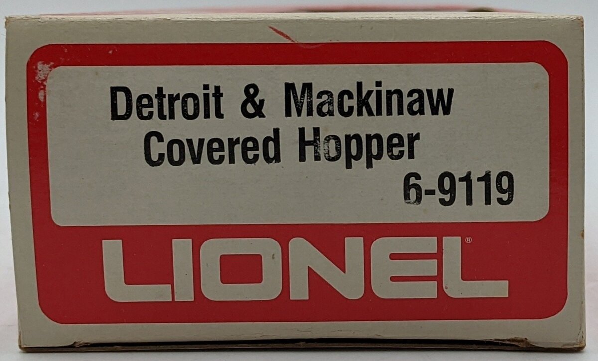 Lionel 6-9119 O Gauge Detroit & Mackinac Hopper TCA Overstamp NIB