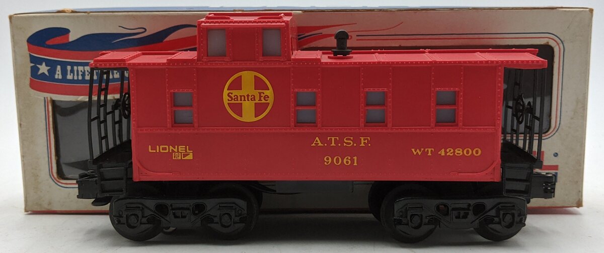 Lionel 6-9061 O AT&SF Caboose VG/Box