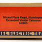 Lionel 6-6905 O Gauge Nickel Plate Road Illuminated Extended Vision Caboose NIB