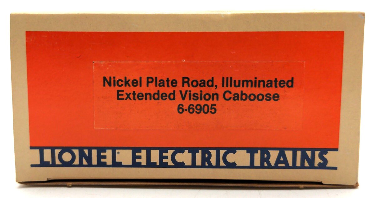 Lionel 6-6905 O Gauge Nickel Plate Road Illuminated Extended Vision Caboose NIB