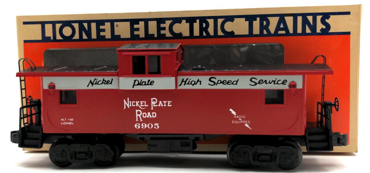 Lionel 6-6905 O Gauge Nickel Plate Road Illuminated Extended Vision Caboose NIB
