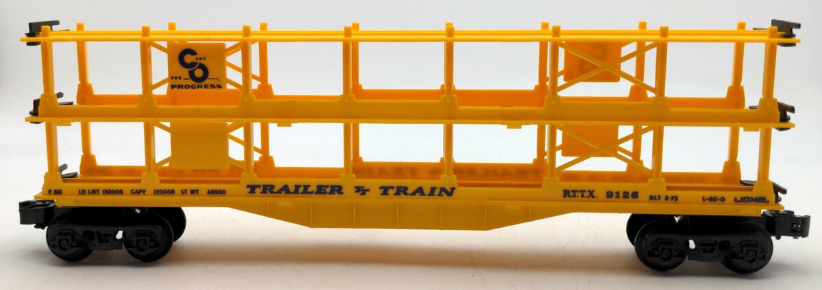Lionel 6-9126 O Gauge Chesapeake and Ohio Auto Carrier LN/Box
