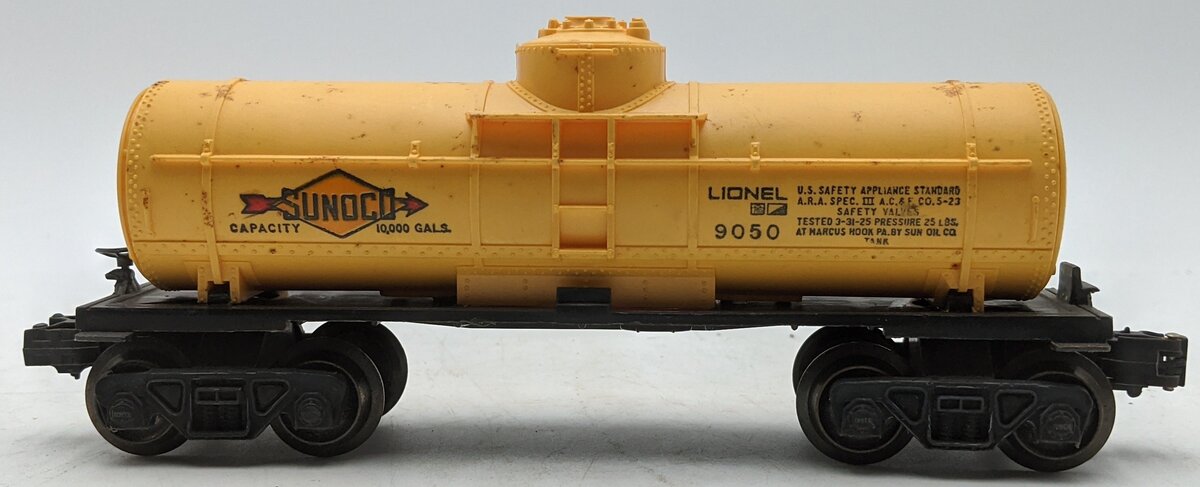 Lionel 6-9050 O Gauge Sunoco Single Dome Tank Car VG/Box
