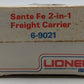 Lionel 6-9021 O Gauge Santa Fe 2 in 1 Work Caboose #9021 EX/Box