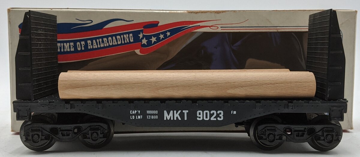 Lionel 6-9023 O Gauge MKT Flatcar w/ Log Load LN/Box