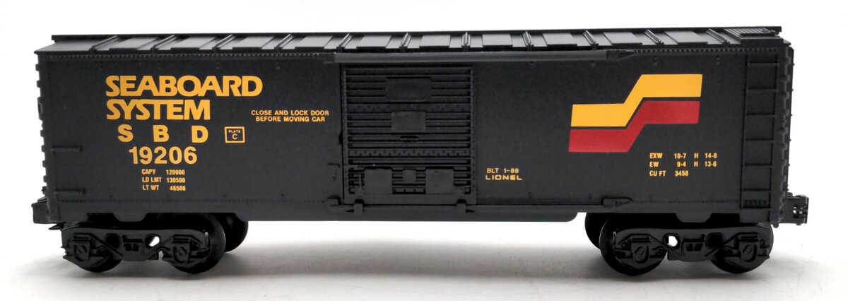 Lionel 6-19206 O Gauge Seaboard System Boxcar LN/Box