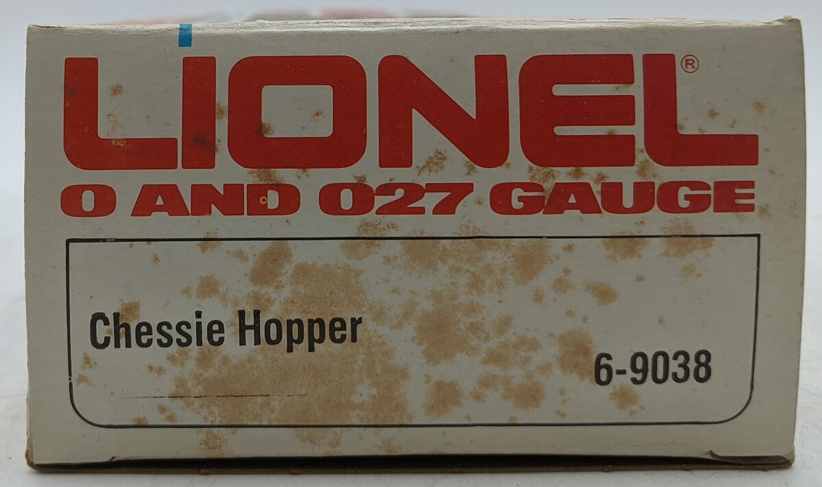 Lionel 6-9038 O Gauge Chessie Short 2-Bay Hopper Car #9038 NIB