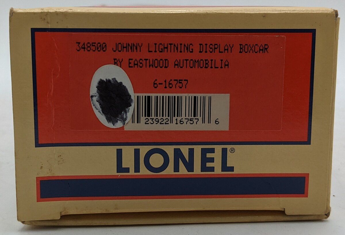 Lionel 6-16757 O Gauge Johnny Lightning Display Car NIB