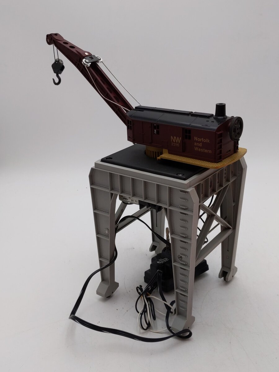 Lionel 6-2316 O Norfolk & Western Operating Gantry Crane EX/Box