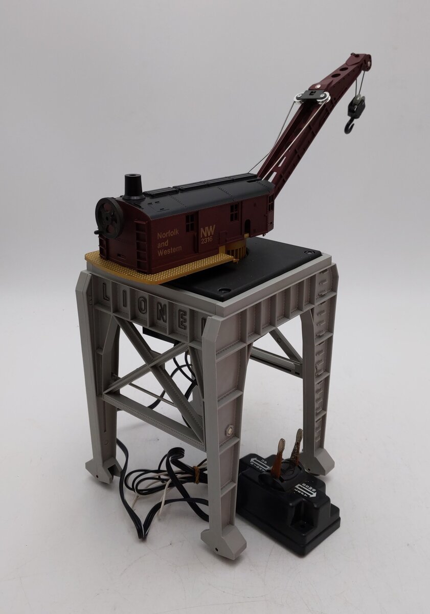 Lionel 6-2316 O Norfolk & Western Operating Gantry Crane EX/Box