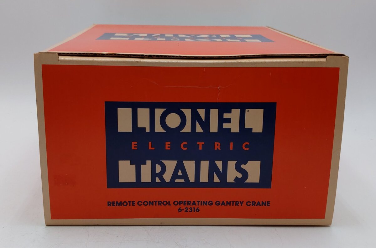 Lionel 6-2316 O Norfolk & Western Operating Gantry Crane EX/Box