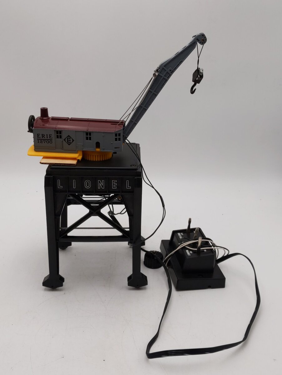 Lionel 6-12700 O Erie Operating Magnetic Gantry Crane EX/Box