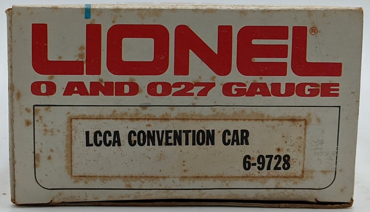 Lionel 6-9728 O Gauge LCCA Union Pacific Bi-level Stock Convention Car NIB