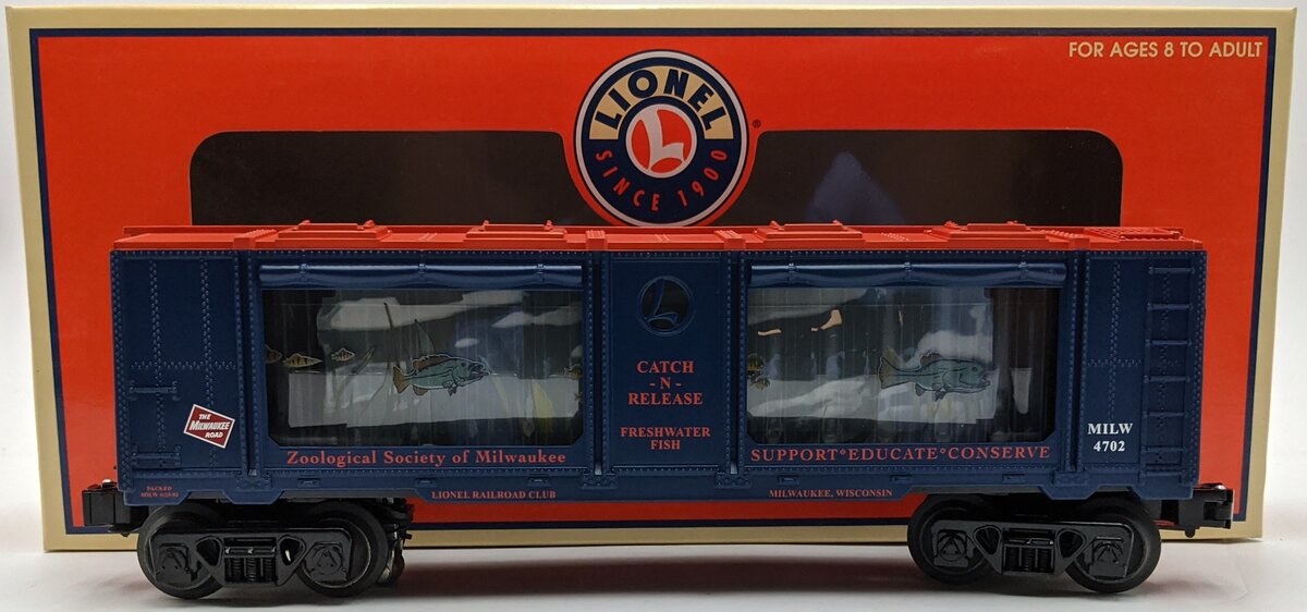 Lionel 6-52278 Milwaukee Road Freshwater Aquarium Car NIB