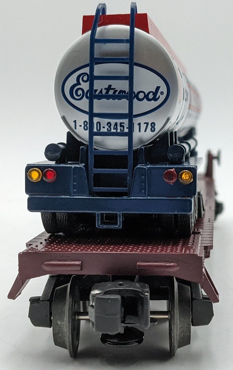 Lionel 6-52083 O Gauge Pennsylvania Flatcar w/ Eastwood Chemicals Tanker NIB