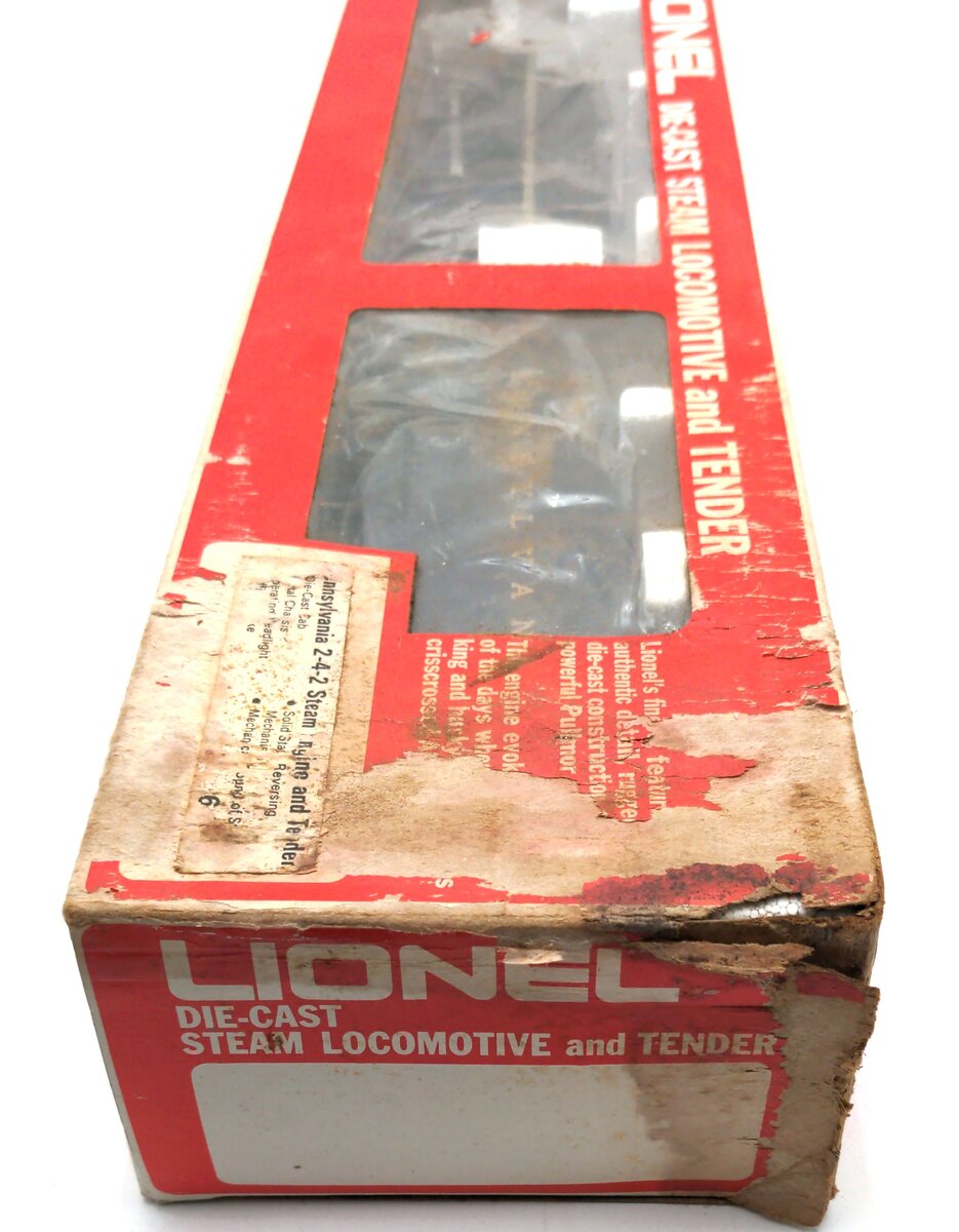 Lionel 6-8214 PRR 2-4-2 Steam Locomotive & Tender LN/Box