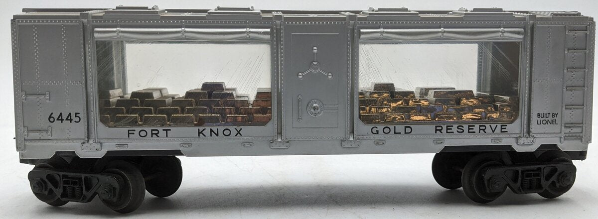 Lionel 6445 Vintage O Fort Knox Gold Bouillon Car VG