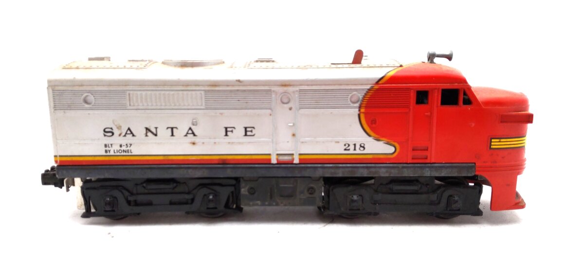 Lionel 218 Vintage O Santa Fe Alco Powered A Diesel Locomotive VG