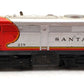 Lionel 218 Vintage O Santa Fe Alco Powered A Diesel Locomotive VG
