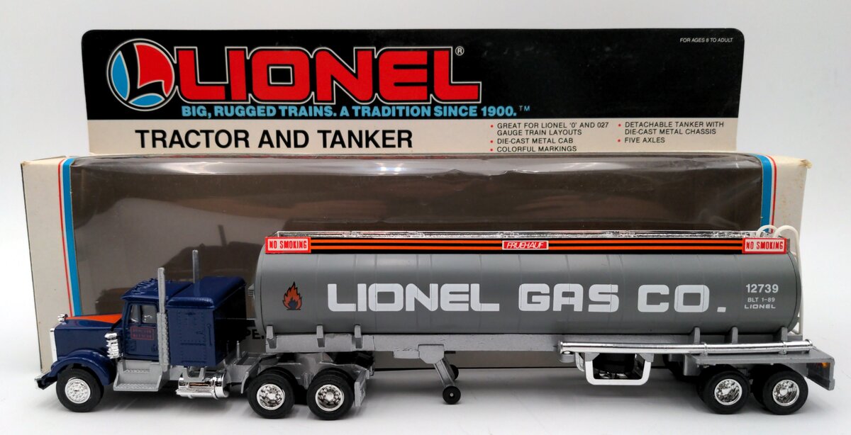 Lionel 6-12739 O / O27 Gauge Lionel Gas Company Tractor Trailer Truck EX/Box