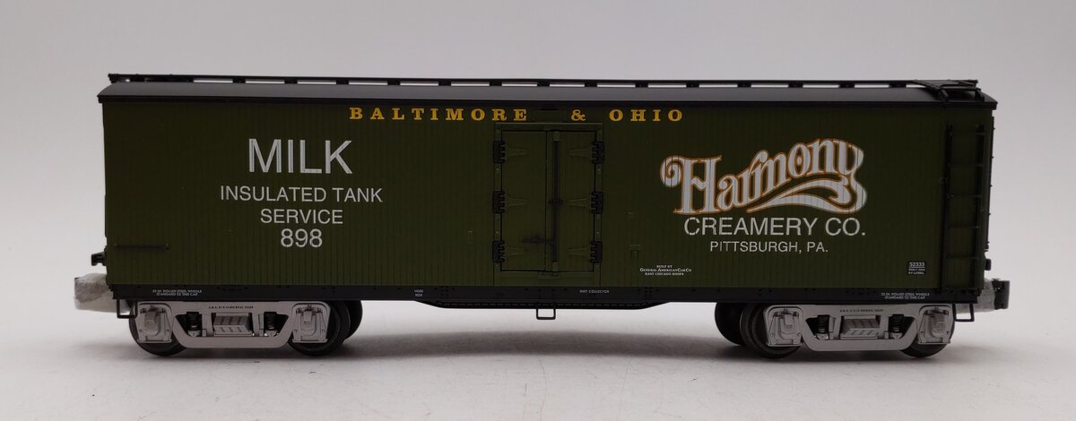 Lionel 6-52333 O Gauge Harmony Milk Car TCA 50th Anniversary w/Lou Redman Figure LN/Box