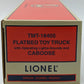 TMT TMT-18405 Lionel Flatbed Toy Truck w/Operating Lights/Sounds & Caboose NIB