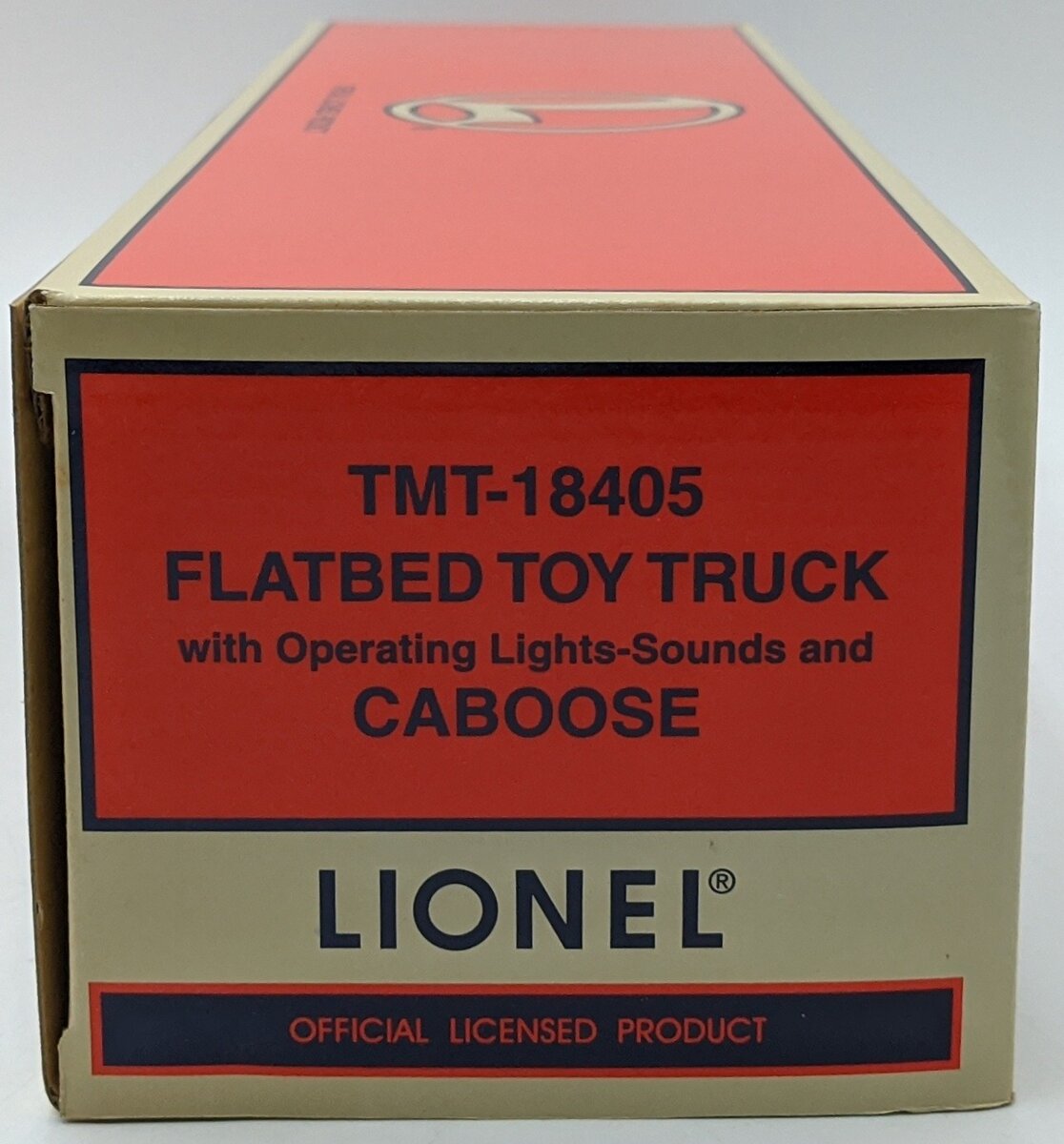 TMT TMT-18405 Lionel Flatbed Toy Truck w/Operating Lights/Sounds & Caboose NIB