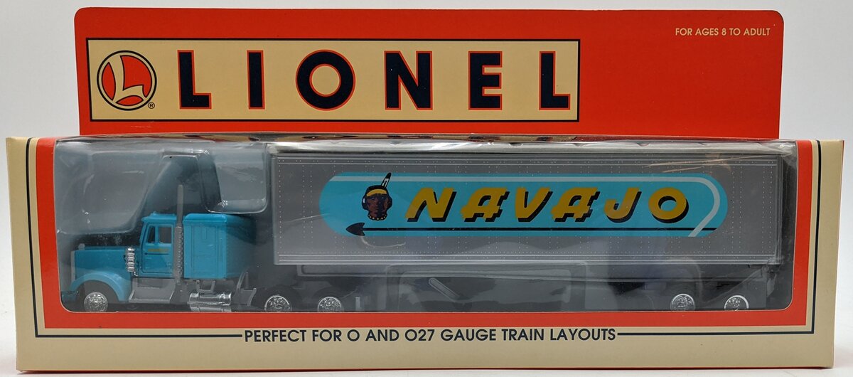 Lionel 6-52224B O Gauge Navajo Semi Tractor & Trailer NIB