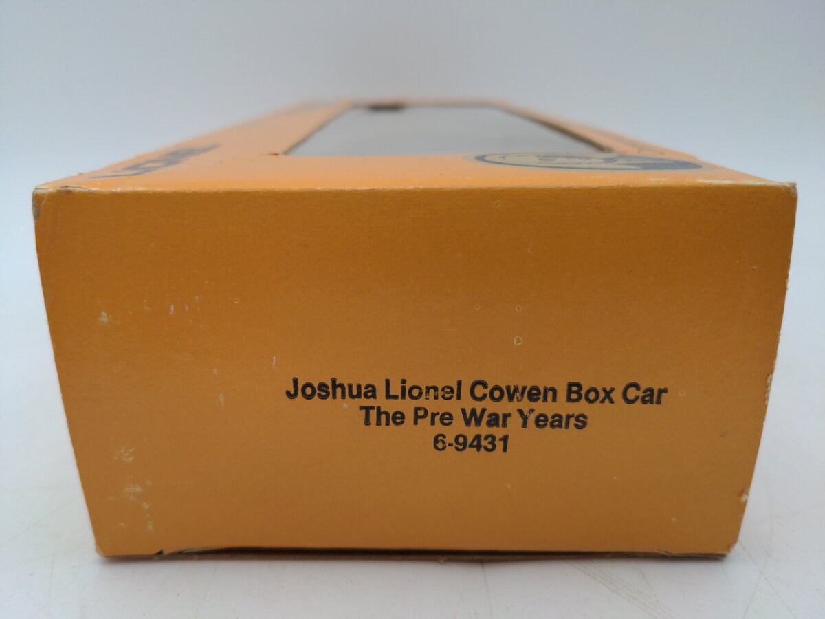 Lionel 6-9431 O Gauge Joshua Lionel Cowen The Prewar Years Boxcar EX/Box