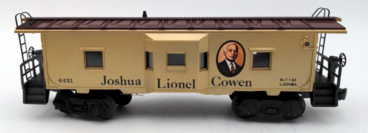Lionel 6-6421 O Gauge Joshua L. Cowen Bay Window Illuminated Caboose EX/Box