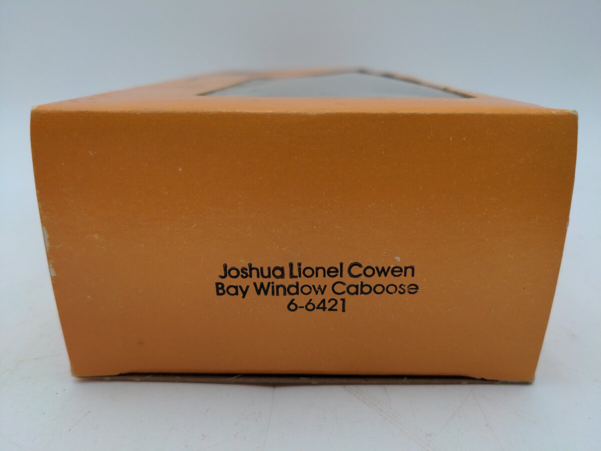 Lionel 6-6421 O Gauge Joshua L. Cowen Bay Window Illuminated Caboose EX/Box