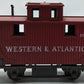 Atlas 8536 O Scale 2 Rail Western & Atlantic Bobber Caboose EX