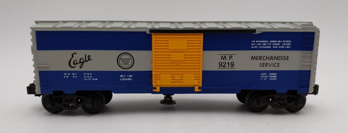 Lionel 6-9219 O Gauge Missouri Pacific Operating Boxcar LN/Box