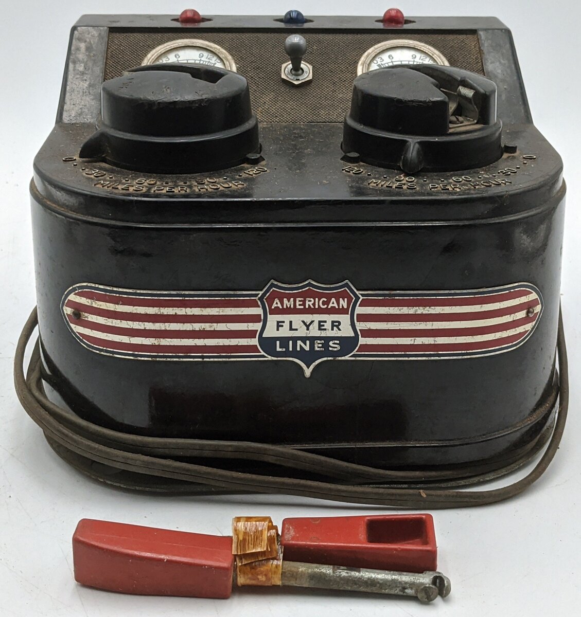 American Flyer 30B Vintage S 300 Watt Transformer - Runs 2 Trains VG