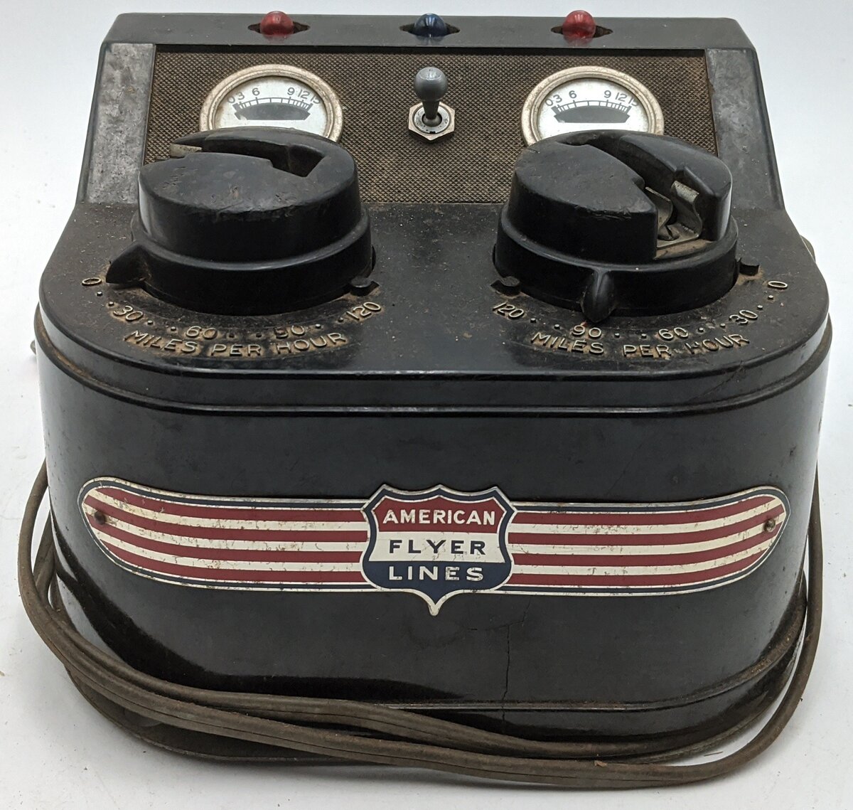 American Flyer 30B Vintage S 300 Watt Transformer - Runs 2 Trains VG