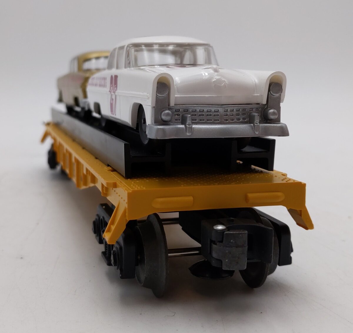Lionel 6-19423 O Gauge Lionel Circle-L Racing Flatcar with Stock Car Load #6424 LN/Box