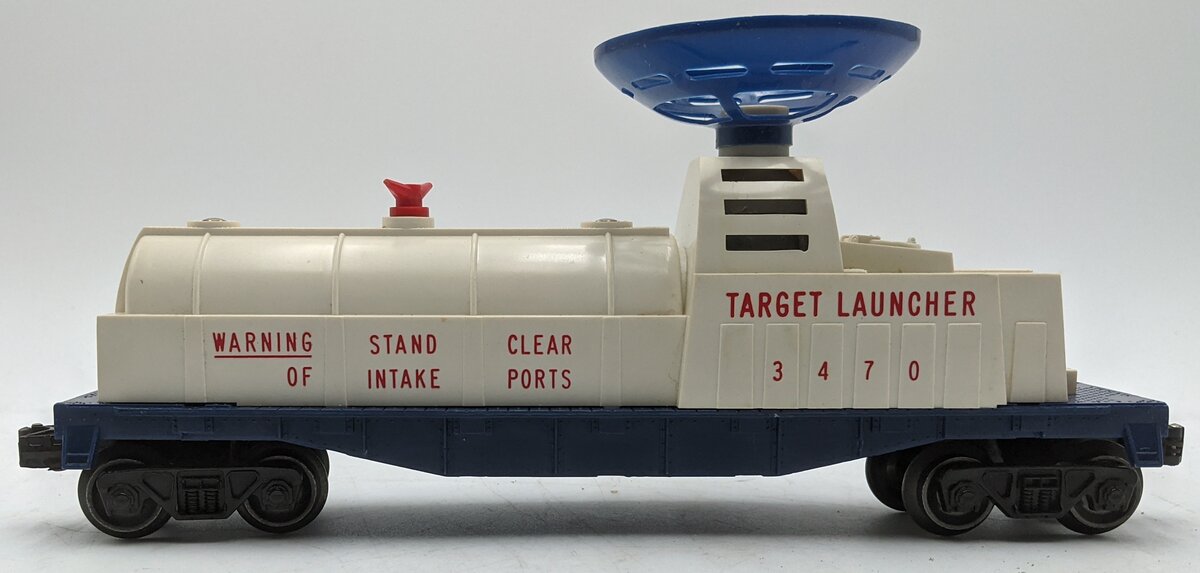 Lionel 3470 Vintage O Operating Balloon Target Launcher Car VG