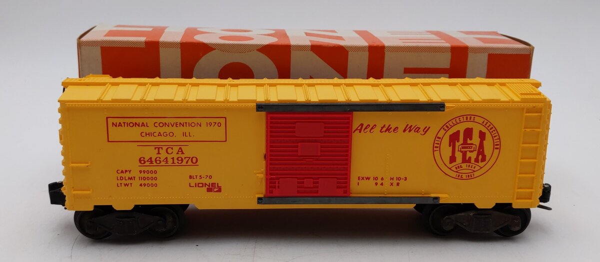 Lionel 6-6464-1970 TCA 1970 Chicago Boxcar LN/Box