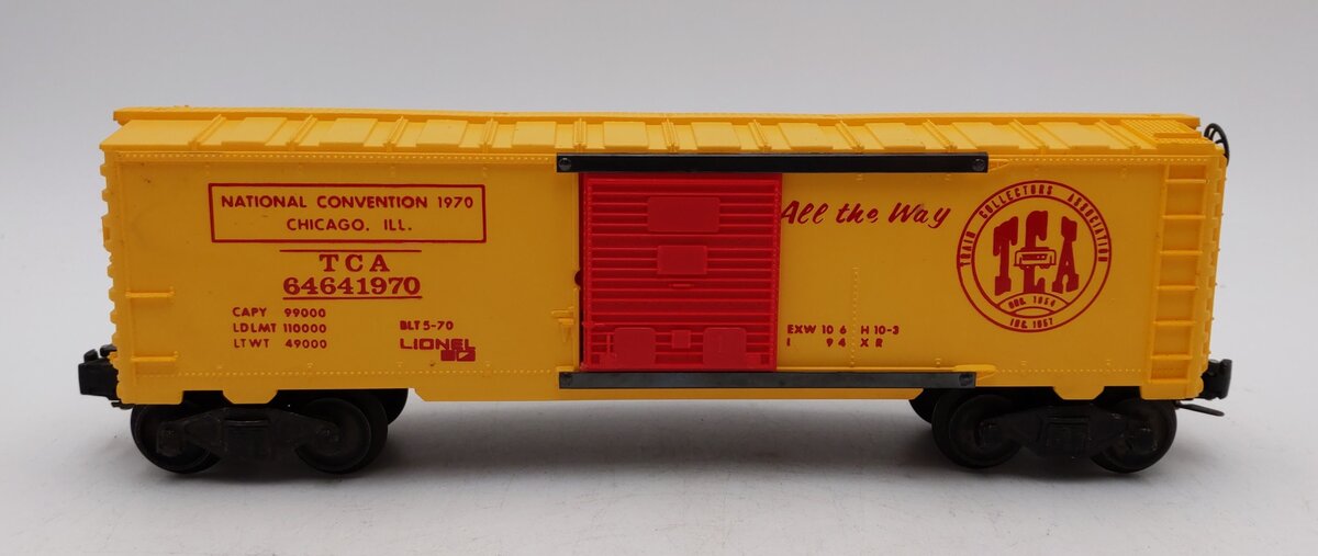 Lionel 6-6464-1970 TCA 1970 Chicago Boxcar LN/Box