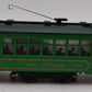 Lionel 6-18404 O Gauge San Francisco Green Trolley Car LN/Box