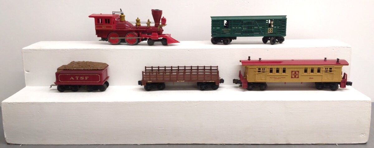 Lionel 6-1053 O Gauge James Gang 4-4-0 Steam Locomotive Set VG/Box