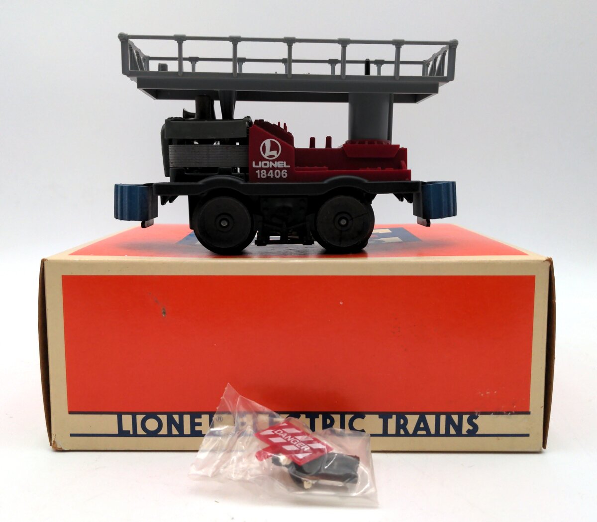 Lionel 6-18406 O Gauge Operating Track Maintenance Car VG/Box