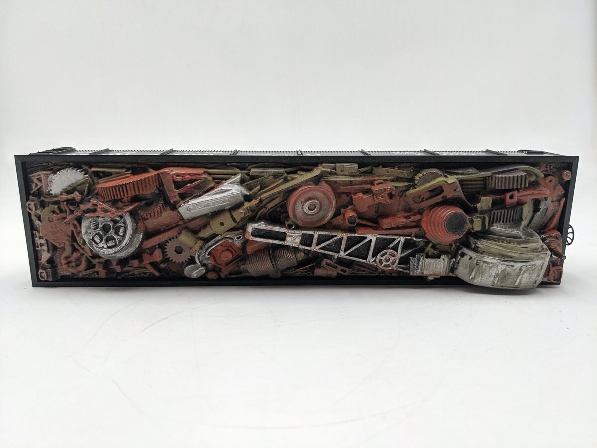 Lionel 6-17407 O Gauge Nickel Plate Road Gondola #17407 w/ Scrap Load EX