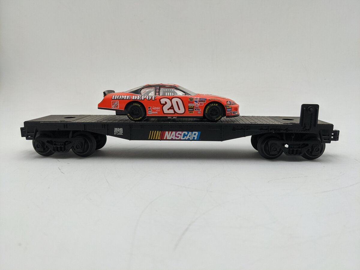 Lionel 6-26345 O Gauge Tony Stewart Flatcar w/Stock Car EX